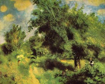 Pierre Auguste Renoir : Orchard at Louveciennes, The English Pear Tree